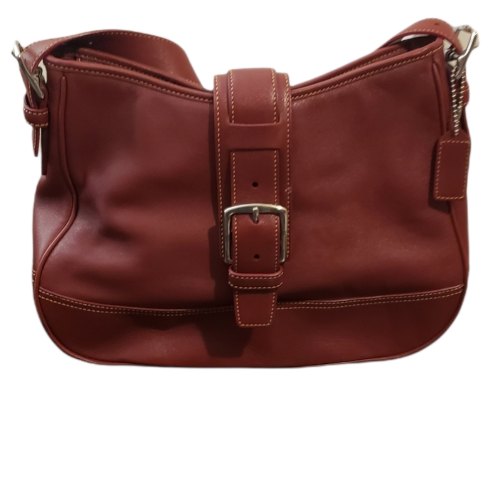 Coach purse red vintage